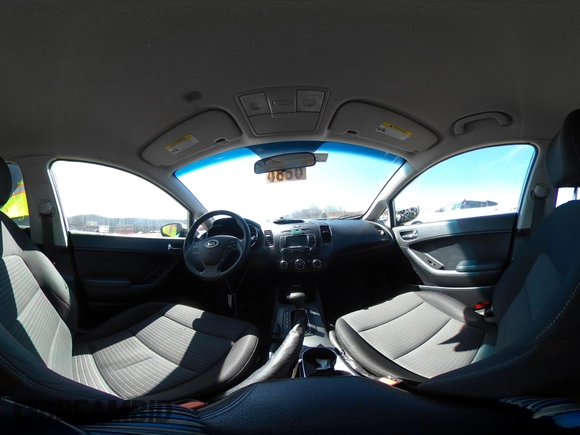 2015 Kia Forte LX with VIN KNAFX4A65F5298540, listed as a IAAI auction lot 41828286 with 163,501 mi miles. Bid and sale history available at carsss.com. Image 18.