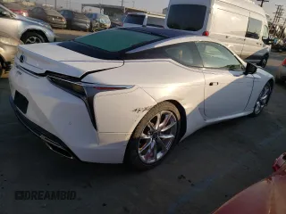 2018 Lexus LC 500h z VIN JTHHP5AY4JA001016, wystawiony jako Copart lot #85480424 z przebiegiem Nie podano mil oraz Szkoda całkowita • Salvage title. Historia ofert i sprzedaży dostępna na DreamBid. Obrazek 3.