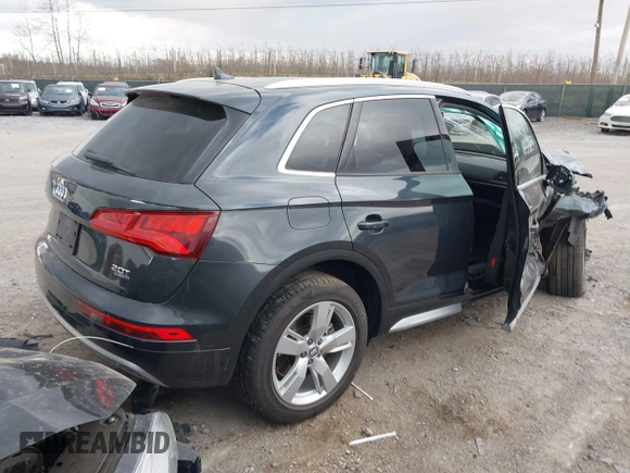 2018 Audi Q5 Premium Plus with VIN WA1BNAFY6J2107924, listed as a IAAI auction lot 41883285 with 110,000 mi miles. Bid and sale history available at carsss.com. Image 4.