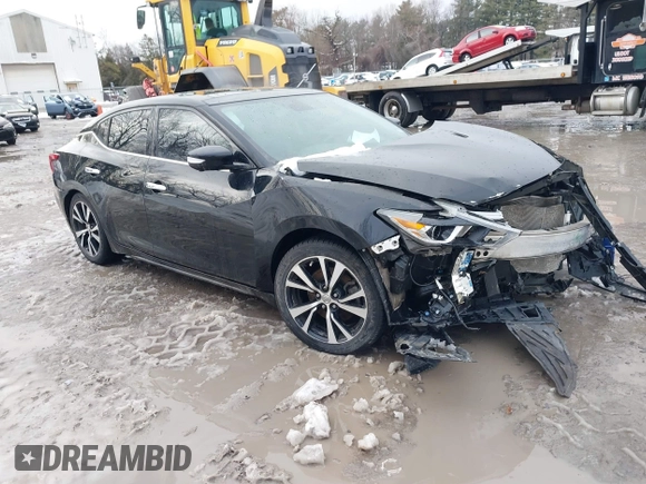 2018 Nissan Maxima S with VIN 1N4AA6AP8JC367024, listed as a IAAI auction lot 41576670 with 119,437 mi miles and . Bid and sale history available at DreamBid. Image 1.