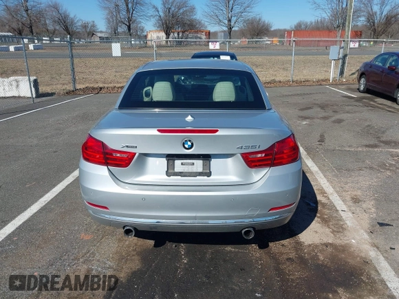 2015 BMW 4 Series 435i xDrive with VIN WBA3T7C50FPW79740, listed as a IAAI auction lot 41740148 with 90,205 mi miles and . Bid and sale history available at carsss.com. Image 16.
