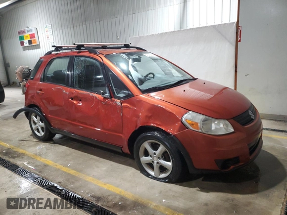 2009 Suzuki SX4 Man AWD with VIN JS2YB413796200192, listed as a Copart auction lot 87372314 with 126,415 mi miles and Salvage Title. Bid and sale history available at carsss.com. Image 4.
