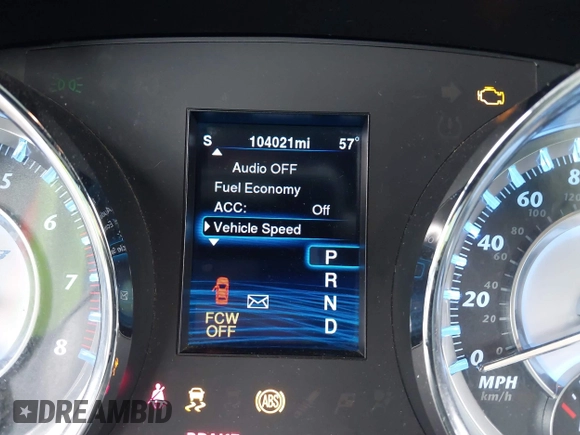 2013 Chrysler 300 SRT-8 with VIN 2C3CCAFJ9DH576184, listed as a IAAI auction lot 42162364 with 104,021 mi miles and . Bid and sale history available at carsss.com. Image 16.