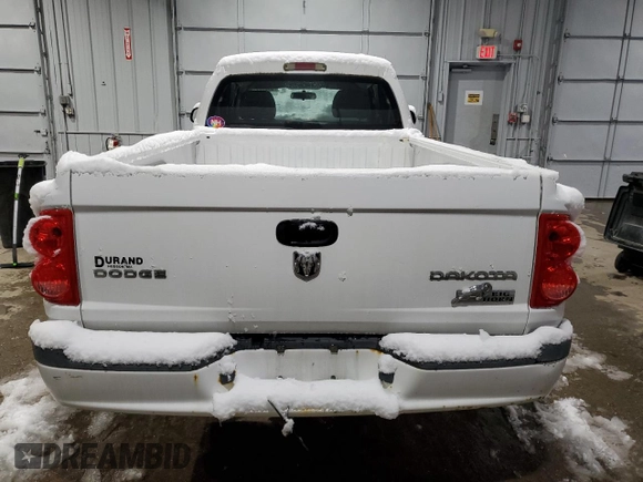 2011 Ram Dakota Bighorn/Lonestar with VIN 1D7RW3BK0BS638560, listed as a Copart auction lot 83523944 with 128,215 mi miles and Salvage Title. Bid and sale history available at carsss.com. Image 6.