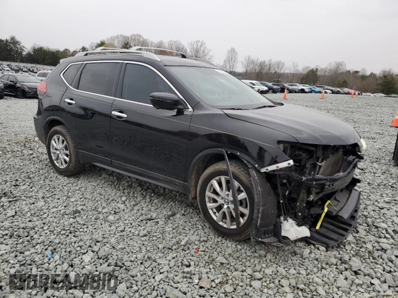 2017 Nissan Rogue S with VIN 5N1AT2MV5HC747418, listed as a Copart auction lot 50242085 with 95,976 mi miles and Salvage Title. Bid and sale history available at carsss.com. Image 4.