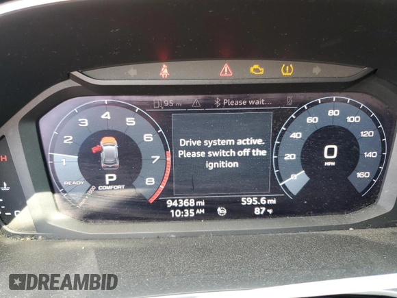 2020 Audi Q3 Premium with VIN WA1AECF32L1032479, listed as a Copart auction lot 63479405 with 94,368 mi miles and Clean title. Bid and sale history available at DreamBid. Image 9.