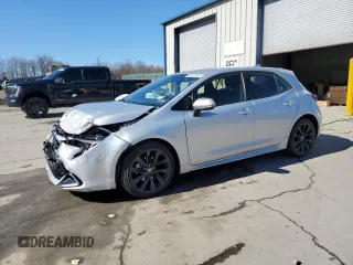 2023 Toyota Corolla Hatchback XSE with VIN JTNC4MBE1P3208717, listed as a Copart auction lot 49875045 with 8,988 mi miles and Salvage Title. Bid and sale history available at carsss.com. Image 1.