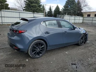 2020 Mazda Mazda3 Hatchback Premium Package with VIN JM1BPBNM0L1175925, listed as a Copart auction lot 52378605 with 47,301 mi miles and Salvage Title. Bid and sale history available at carsss.com. Image 3.