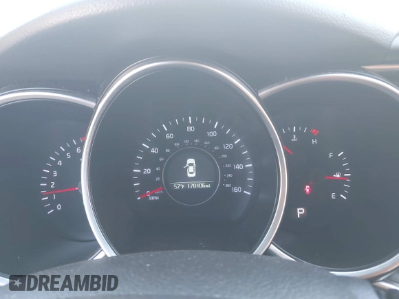 2015 Kia Optima LX with VIN 5XXGM4A72FG397031, listed as a IAAI auction lot 40628126 with 170,106 mi miles. Bid and sale history available at carsss.com. Image 7.