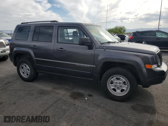 2016 Jeep Patriot Sport with VIN 1C4NJPBA1GD670001, listed as a Copart auction lot 53662275 with 100,455 mi miles and Salvage Title. Bid and sale history available at carsss.com. Image 4.