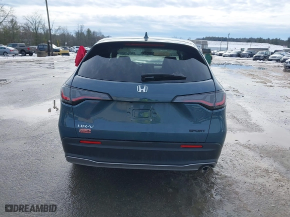 2023 Honda HR-V Sport with VIN 3CZRZ2H5XPM703566, listed as a IAAI auction lot 38586765 with 17,591 mi miles. Bid and sale history available at carsss.com. Image 17.