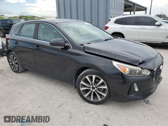 2018 Hyundai Elantra GT with VIN KMHH35LE6JU016384, listed as a Copart auction lot 71942554 with 98,488 mi miles and Non Repairable. Bid and sale history available at carsss.com. Image 4.