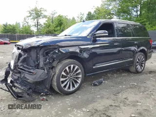 2021 Lincoln Navigator Reserve with VIN 5LMJJ2LT1MEL04538, listed as a Copart auction lot 57102115 with 101,060 mi miles and Salvage title. Bid and sale history available at DreamBid. Image 1.