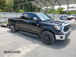 2021 Toyota Tundra SR with VIN 5TFRY5F10MX299595, listed as a Copart auction lot 58428885 with 43,707 mi miles and Salvage title. Bid and sale history available at DreamBid. Image 4.