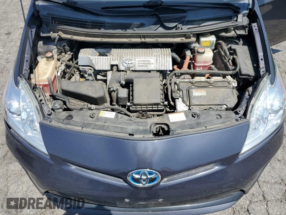 2015 Toyota Prius Four with VIN JTDKN3DUXF1987671, listed as a Copart auction lot 54265755 with 144,144 mi miles and Salvage title. Bid and sale history available at DreamBid. Image 12.