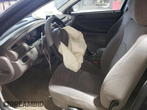 2005 Chrysler Sebring with VIN 1C3EL46X35N619859, listed as a Copart auction lot 54885624 with 192,903 mi miles and Salvage title. Bid and sale history available at DreamBid. Image 7.