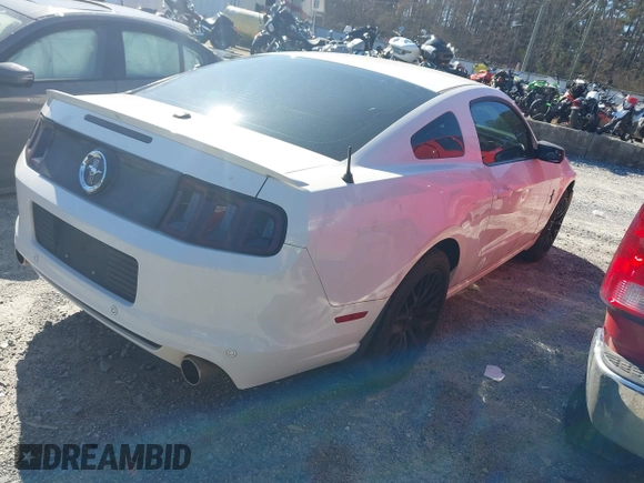 2013 Ford Mustang V6 with VIN 1ZVBP8AM9D5277773, listed as a IAAI auction lot 41805244 with 178,581 mi miles. Bid and sale history available at carsss.com. Image 4.