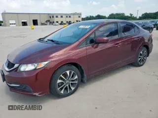 2015 Honda Civic EX z VIN 19XFB2F89FE023127, wystawiony jako Copart lot #57320615 z przebiegiem 177 061 mil mil oraz Szkoda całkowita • Salvage title. Historia ofert i sprzedaży dostępna na DreamBid. Obrazek 1.