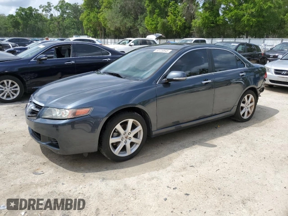2005 Acura TSX with VIN JH4CL96825C007946, listed as a Copart auction lot 50728545 with 146,739 mi miles and Salvage Title. Bid and sale history available at carsss.com. Image 1.