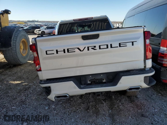 2020 Chevrolet Silverado 1500 High Country with VIN 3GCUYHET0LG212733, listed as a Copart auction lot 79627524 with 0 mi miles and Salvage Title. Bid and sale history available at carsss.com. Image 6.