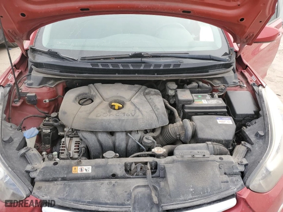 2014 Hyundai Elantra SE with VIN KMHDH4AEXEU160653, listed as a Copart auction lot 49967825 with 152,585 mi miles and Salvage Title. Bid and sale history available at carsss.com. Image 12.