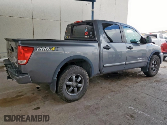 2013 Nissan Titan SV with VIN 1N6AA0EC4DN313935, listed as a Copart auction lot 57950695 with 246,851 mi miles and Salvage title. Bid and sale history available at DreamBid. Image 3.