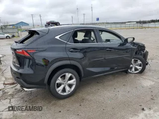 2017 Lexus NX with VIN JTJYARBZ1H2055358, listed as a Copart auction lot 50784545 with 7,719 mi miles and Salvage Title. Bid and sale history available at carsss.com. Image 3.