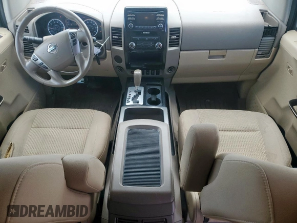 2014 Nissan Titan SV с VIN 1N6BA0ED1EN505733, выставлен на аукционе Copart как лот 65436775 с пробегом 109 512 миль миль и Списание • Salvage title. История ставок и продаж доступна на DreamBid. Изображение 8.