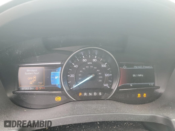 2019 Ford Explorer XLT with VIN 1FM5K8D88KGB05292, listed as a Copart auction lot 59758145 with 97,353 mi miles and Salvage title. Bid and sale history available at DreamBid. Image 9.