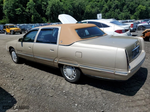 1998 Cadillac Deville Professional Limousine with VIN 1GEEH90Y1WU550552, listed as a Copart auction lot 65132504 with NaN miles and Salvage Title. Bid and sale history available at carsss.com. Image 2.