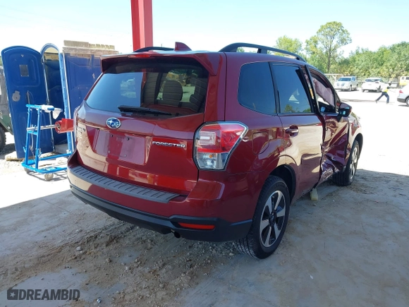 2018 Subaru Forester Premium with VIN JF2SJAEC6JH408179, listed as a IAAI auction lot 42007138 with 85,887 mi miles. Bid and sale history available at carsss.com. Image 4.