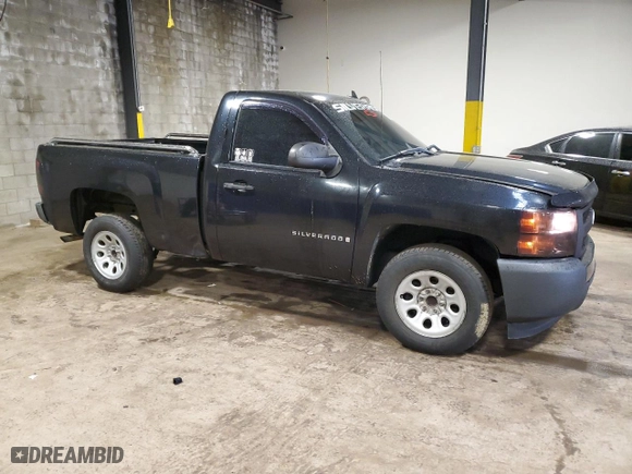 2007 Chevrolet Silverado 1500 Classic Work Truck with VIN 1GCEC14X97Z624959, listed as a Copart auction lot 50998165 with 89,086 mi miles and Salvage Title. Bid and sale history available at carsss.com. Image 4.