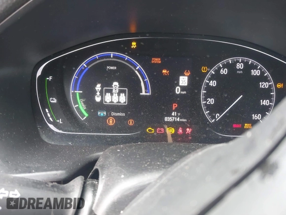 2022 Honda Accord Touring with VIN 1HGCV3F90NA007703, listed as a IAAI auction lot 41506563 with 35,714 mi miles and . Bid and sale history available at DreamBid. Image 7.