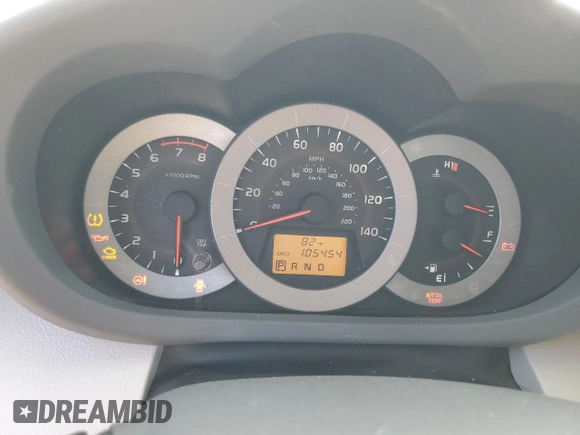 2011 Toyota RAV4 Limited with VIN 2T3DF4DV1BW141378, listed as a Copart auction lot 58065375 with 105,454 mi miles and Salvage title. Bid and sale history available at DreamBid. Image 9.