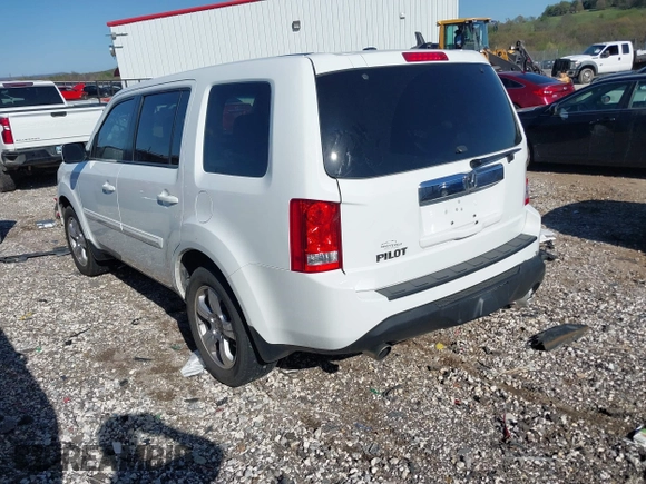 2013 Honda Pilot EX-L with VIN 5FNYF3H57DB022202, listed as a IAAI auction lot 42019419 with 137,680 mi miles and . Bid and sale history available at DreamBid. Image 3.