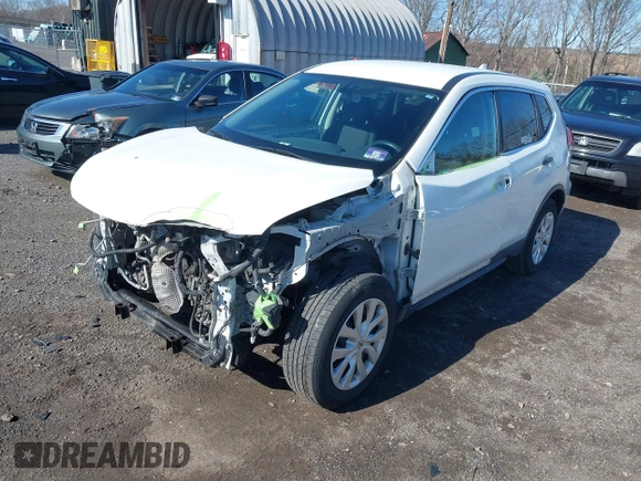 2017 Nissan Rogue SV with VIN KNMAT2MV8HP595664, listed as a IAAI auction lot 41932361 with 89,842 mi miles. Bid and sale history available at carsss.com. Image 17.