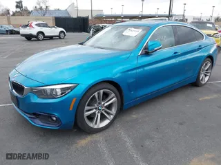 2019 BMW 4 Series 430i with VIN WBA4J1C54KBM15516, listed as a IAAI auction lot 41329118 with 50,689 mi miles. Bid and sale history available at carsss.com. Image 2.