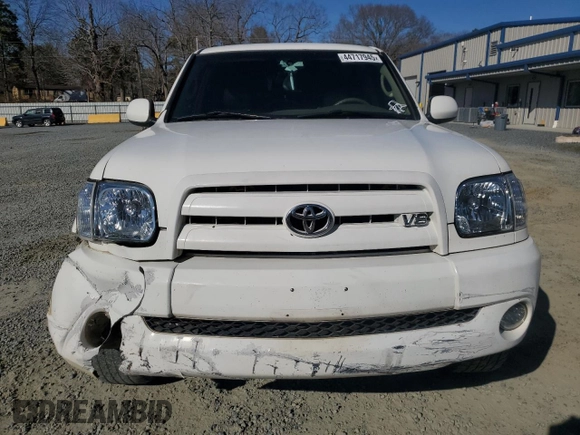 2005 Toyota Tundra Ltd with VIN 5TBDT48115S468412, listed as a Copart auction lot 44717945 with 389,679 mi miles and Salvage Title. Bid and sale history available at carsss.com. Image 5.
