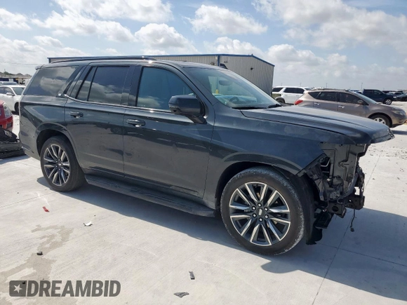 2022 Cadillac Escalade Sport Platinum with VIN 1GYS4GKL3NR214507, listed as a Copart auction lot 61359575 with 58,466 mi miles and Salvage title. Bid and sale history available at DreamBid. Image 4.
