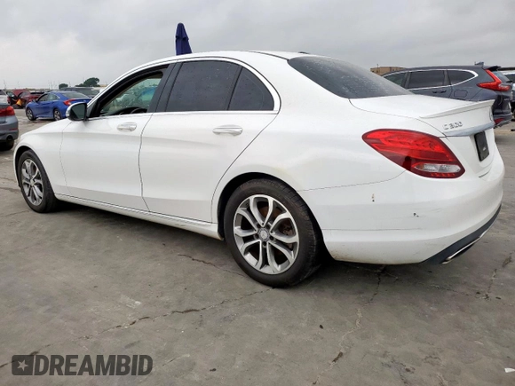 2016 Mercedes-Benz C 300 with VIN 55SWF4JBXGU114162, listed as a Copart auction lot 55272145 with 120,708 mi miles and Clean Title. Bid and sale history available at carsss.com. Image 2.
