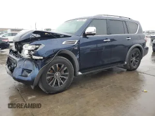 2018 Nissan Armada SV with VIN JN8AY2ND4J9054911, listed as a Copart auction lot 83468624 with 0 mi miles and Clean Title. Bid and sale history available at carsss.com. Image 1.