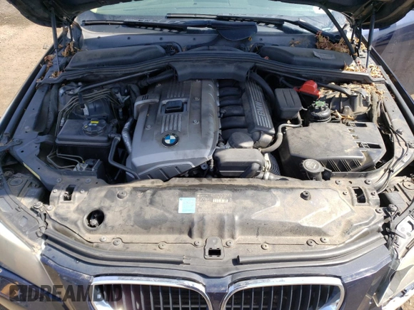 2006 BMW 5 Series 530xi with VIN WBANF735X6CG67105, listed as a Copart auction lot 51632655 with 164,969 mi miles and Salvage Title. Bid and sale history available at DreamBid. Image 11.