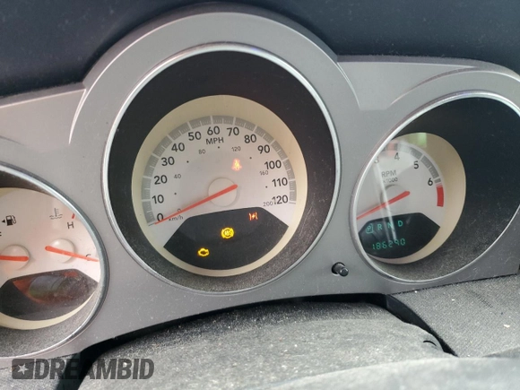 2009 Dodge Avenger SXT with VIN 1B3LC56B09N519917, listed as a Copart auction lot 85492024 with 186,290 mi miles and Salvage Title. Bid and sale history available at DreamBid. Image 9.