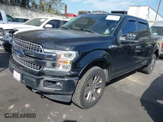 2018 Ford F-150 XL with VIN 1FTEW1E51JKC75896, listed as a IAAI auction lot 41681709 with 58,950 mi miles. Bid and sale history available at carsss.com. Image 2.