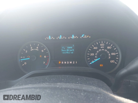 2017 Ford F-150 XL with VIN 1FTEW1CP7HFB19160, listed as a IAAI auction lot 41744027 with 111,794 mi miles. Bid and sale history available at carsss.com. Image 7.