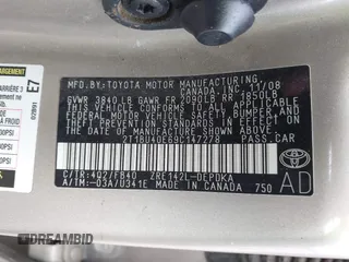 2009 Toyota Corolla with VIN 2T1BU40E69C147278, listed as a IAAI auction lot 42236997 with 160,954 mi miles and . Bid and sale history available at DreamBid. Image 9.