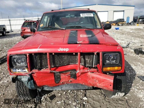 2000 Jeep Cherokee Police with VIN 1J4FF48S7YL204028, listed as a Copart auction lot 85516694 with 233,547 mi miles and Salvage Title. Bid and sale history available at carsss.com. Image 5.