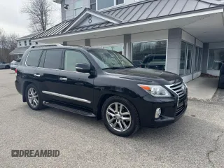 2013 Lexus LX 570 with VIN JTJHY7AX9D4126420, listed as a Copart auction lot 49109965 with 156,035 mi miles and Clean Title. Bid and sale history available at DreamBid. Image 1.