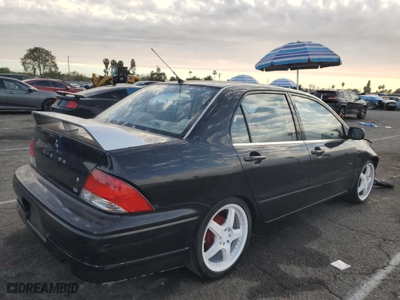 2003 Mitsubishi Lancer ES with VIN JA3AJ26E13U100300, listed as a Copart auction lot 46854775 with 164,722 mi miles and Salvage Title. Bid and sale history available at carsss.com. Image 3.