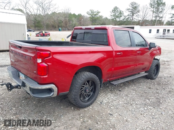 2019 Chevrolet Silverado 1500 LT with VIN 3GCUYDED7KG127193, listed as a IAAI auction lot 41553711 with 102,841 mi miles. Bid and sale history available at carsss.com. Image 4.